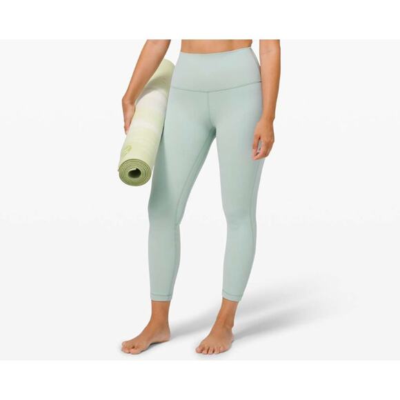 Lululemon Align Pant II 25" Hazy Jade Leggings Women's Size 0 - Picture 1 of 4